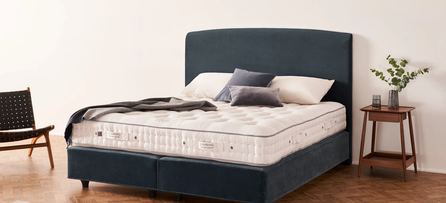 Renaissance mattress and Elba divan with Elba headboard